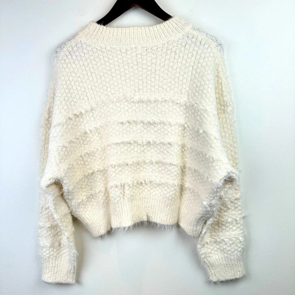 AREA STARS Ivory Fringe Knit Sweater for Women - Picture 4 of 8